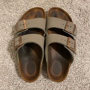 Birkenstock Arizona Two Strap Sandal - Stone - Size 37 (6-6.5)